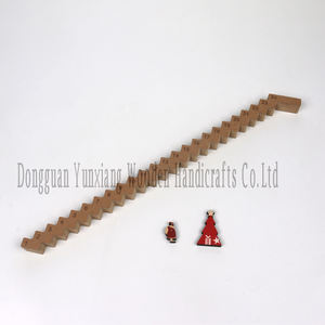 Escalier en bois Escalade Père Noël Voyager Calendrier de l'Avent de Noël, Calendrier créatif du <span class=keywords><strong>compte</strong></span> <span class=keywords><strong>à</strong></span> <span class=keywords><strong>rebours</strong></span> du Père Noël - Product Image 2