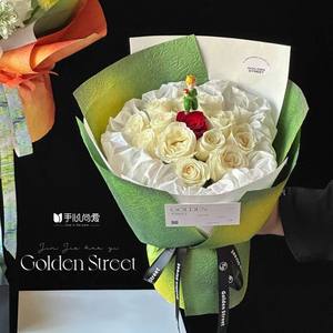 Papel de relieve, papel para empaquetar ramos tridimensionales, papel artístico, serie de papel decorativo impermeable y engrosado - Product Image 3