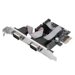 FARSINCE PCI-E Serial Card RS232 Adapter Controller Card PCI-Express 2-port Expansion Card