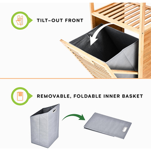 <span class=keywords><strong>Panier</strong></span> à <span class=keywords><strong>linge</strong></span> moderne et écologique LG, pliable, boîte de rangement à 3 compartiments, <span class=keywords><strong>double</strong></span> <span class=keywords><strong>panier</strong></span> à <span class=keywords><strong>linge</strong></span> - Product Image 3