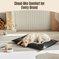 Coussin pour chien indestructible, résistant aux morsures, lavable en machine et imperméable, pour intérieur et extérieur