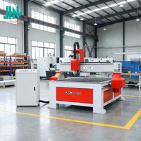 Machine de production de contreplaqué pour le travail du bois 1325 avec routeur CNC, PLC et moteur à broche refroidie par air/eau