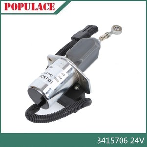 Vanne solénoïde d'arrêt de moteur diesel 3415706 24V coupure de carburant pour pièces de générateur - Product Image 2