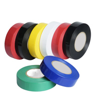 Ruban PVC noir ignifuge et isolant pour matériaux électriques en caoutchouc, plastique et vinyle, idéal pour le masquage électrique