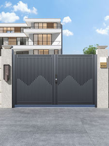 Porte coulissante électrique moderne en aluminium Min Gu Ting GW-GT-077, résistante au vent, ouverture automatique, villa, garantie 1 an, <span class=keywords><strong>installation</strong></span> facile - Product Image 3