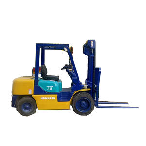 Venta caliente Komatsu 30 14 Generación 3 Ton 3 Secciones Rueda carretilla elevadora Motor diésel con cambio lateral 100% Carretilla elevadora usada para la venta - Product Image 1