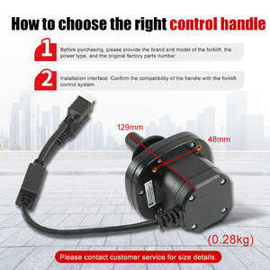 1742-2002 Dễ dàng lắp đặt Tay cầm điều khiển/ Tay lái xe nâng/ Bộ lắp ráp tay cầm không cần giá đỡ Có sẵn trong kho - Product Image 2