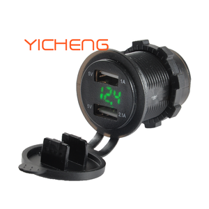 Vôn Kế Sạc Xe Hơi A16 3.1A 2.1A, 2 Cổng USB Với Màn Hình Điện Áp - Product Image 3