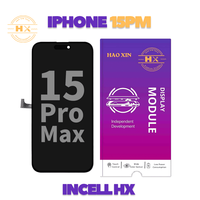 INCELL HX Premium Layar Sentuh LCD Hitam 6,9 Inci Kompatibel dengan 15 Pro Max