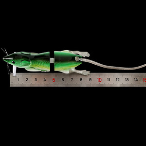 Esca Viva <span class=keywords><strong>in</strong></span> Acciaio Inox Multi-Sezione da 16,3g con Ami, Esca Rigida <span class=keywords><strong>per</strong></span> <span class=keywords><strong>Pesca</strong></span> <span class=keywords><strong>in</strong></span> <span class=keywords><strong>Mare</strong></span>, Vendita all'Ingrosso del Produttore - Product Image 2