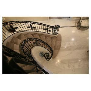 Prima moderne forme incurvée Double hélice économique <span class=keywords><strong>escalier</strong></span> en colimaçon intérieur bois fer acier garde-corps <span class=keywords><strong>escalier</strong></span> rond - Product Image 3