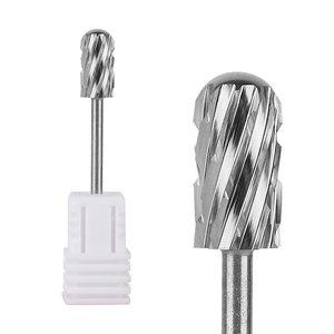 Đầu mài mài nhẵn tròn an toàn bằng cacbua vonfram 3/32 inch 3xc loại gel, loại lớn, dùng cho máy mài móng 2xc - Product Image 2