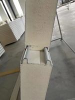 Mousse de polyuréthane PU directe d'usine PUR PIR PUF Entrepôt de stockage à froid Panneaux sandwich d'isolation à température unique pour le froid