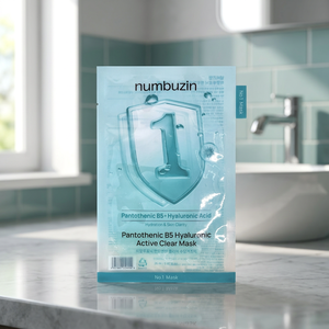 Masque transparent actif Numbuzin No.1 Pantothenic B5 Hyaluronic (10 unités) - Soins de la peau coréens - Masques Hyaluroniques - Hydratation B5 - Product Image 2