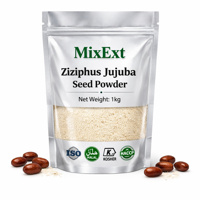 Factory Supply High Quality Food Grade Ziziphus Jujuba Seed Powder 98% MOQ 1kg