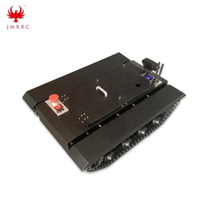 JMRRC Робот Танк TK50 <span class=keywords><strong>Smart</strong></span> <span class=keywords><strong>RC</strong></span> Роботизированный гусеничный бак дистанционный автомобиль 50 кг нагрузка резиновые гусеницы металлический бак шасси DC бесщеточный двигатель - Product Image 4