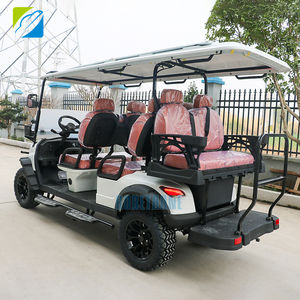 रोबेका चीनी नया डिजाइन 48v 6 सीटों गोल्फ कार्ट इलेक्ट्रिक गोल्फ कार्ट रोड शिकार बुगी गोल्फ कार्ट इलेक्ट्रिक - Product Image 5