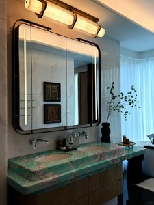 <span class=keywords><strong>Granit</strong></span> vert naturel de luxe pour îlot de <span class=keywords><strong>cuisine</strong></span>, comptoir, table à manger, escalier de villa, décoration murale intérieure de salon - Product Image 4