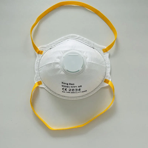<span class=keywords><strong>Mascarilla</strong></span> desechable FFP2 con forma de copa, antipolvo, transpirable, EN 149, con válvula y correas para la cabeza, media <span class=keywords><strong>mascarilla</strong></span> facial para lijado - Product Image 5