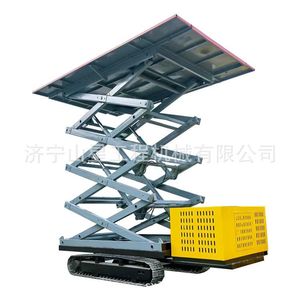 รถยกกรรไกรไฮดรอลิกแบบตีนตะขาบ Shanxing Machinery ความสูงทำงาน 10 เมตร รับน้ำหนักได้ 2 ตัน สำหรับทุกสภาพพื้นผิว ซ่อมบำรุงจากโรงงาน - Product Image 5