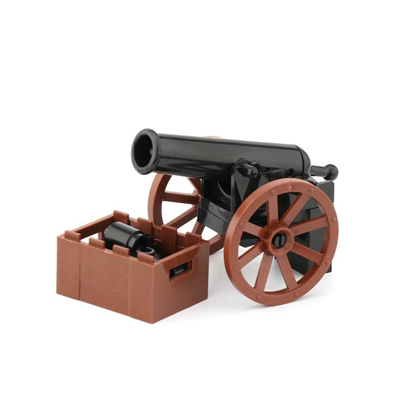 Canon noir + balle + cadre