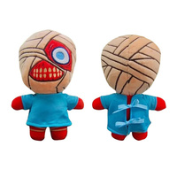 HY vente en gros transfrontalier nouveau produit lavage de bouche en peluche jeu périphérique pansement homme poupée monstre rouge en peluche jouet pour enfants