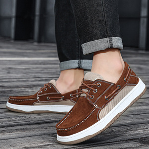 Nuevo Estilo Shunfayu, Mocasines Casuales de Piel Sintética para Hombre, Tallas 39-44, Zapatos Sin Cordones para Caminar, Plantilla de Goma EVA, Verano - Product Image 4