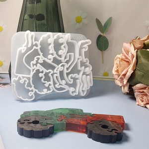 Moule de moulage en résine fait à la main pour bricolage Ins Style ornements décoratifs Silicone camionnette Puzzle moule X0360-Cake outils - Product Image 3