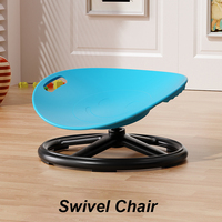 Vente chaude Aucune Installation Nécessaire Formation Sensorielle Vestibulaire En Plastique Cadre En Métal Chaises Pivotantes pour Usage Domestique Intérieur Unisexe