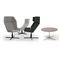 Fauteuil pivotant de loisirs en tissu, style moderne et luxueux, empilable, pour salle à manger, salle de sport, bureau, hôtel