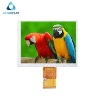 Écran tactile HMI personnalisé LCD 5 pouces 640*480 TN 50 broches RGB haute luminosité 600 nits, écran LCD TFT 5 pouces
