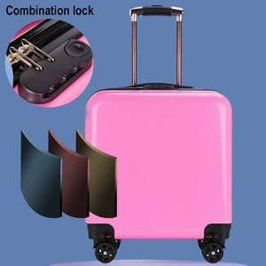 18 Inch Underseat Luggage Carry <strong>Suitcase</strong> Free Boarding Personal Item <strong>Suitcases</strong> 4 Wheels Hardshell <strong>Light</strong> <strong>Weight</strong> Waterproof Simple - Product Image 4