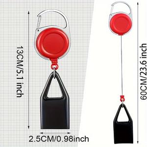 Porte-clés briquet rétractable multicolore en métal au design classique pour cigarettes et voyages - Product Image 2