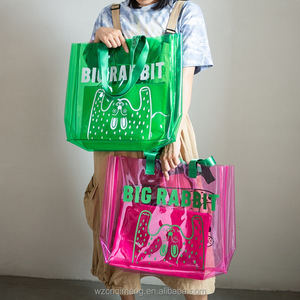 Custom Printed Mini Moq clear Transparent Pvc Eva Tpu <strong>Tote</strong> <strong>Bag</strong> <strong>Shopping</strong> <strong>Bag</strong> clear Pvc Shoulder <strong>Shopping</strong> <strong>Bag</strong> - Product Image 2