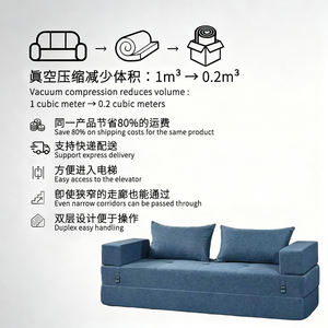 Sàn ghế chuyển đổi <span class=keywords><strong>futon</strong></span> sofa với tay vịn ngủ Nệm ghế giường di động gấp ra phòng khách cho phòng khách - Product Image 5