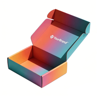 Boîtes d'expédition personnalisées en carton kraft ondulé recyclable et écologique avec doublure en mousse pour l'emballage de vêtements, chaussures, chaussettes, logo personnalisé
