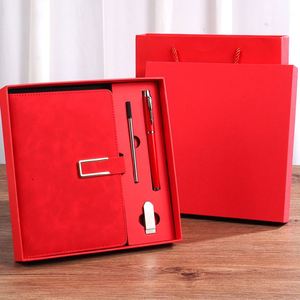 A5 Business <b>Notebook</b> Gift Box Set Faux <b>Leather</b> Cover Dowling Paper Custom Logo High-End Stationery Office Notepad Event Souvenir - Product Image 1
