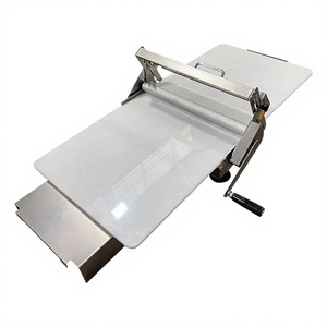 Laminadora Manual <span class=keywords><strong>de</strong></span> Masa <span class=keywords><strong>de</strong></span> 15 Pulgadas para Croissants, Pastelería, Pizza, para Estudiantes Universitarios y Trabajadores <span class=keywords><strong>de</strong></span> Oficina - Product Image 2