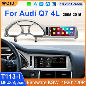 STWEI Écran <span class=keywords><strong>autoradio</strong></span> Android 10,25 pouces avec CarPlay sans fil pour <span class=keywords><strong>Audi</strong></span> <span class=keywords><strong>Q7</strong></span> 4L 2005-2015 MMI 2G 3G Lecteur multimédia vidéo stéréo pour voiture - Product Image 2