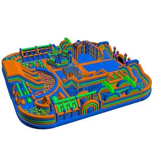 Parque Temático Inflable de PVC Personalizado Comercial para Niños y Adultos, Parque de Atracciones al Aire Libre con Soplador - Product Image 4