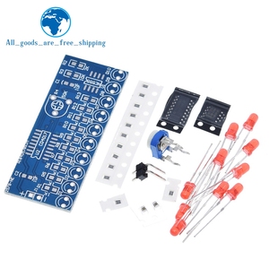 TZT <span class=keywords><strong>NE555</strong></span> + <span class=keywords><strong>CD4017</strong></span> Kit de bricolage pour suite de production électronique à flux LED - Product Image 4