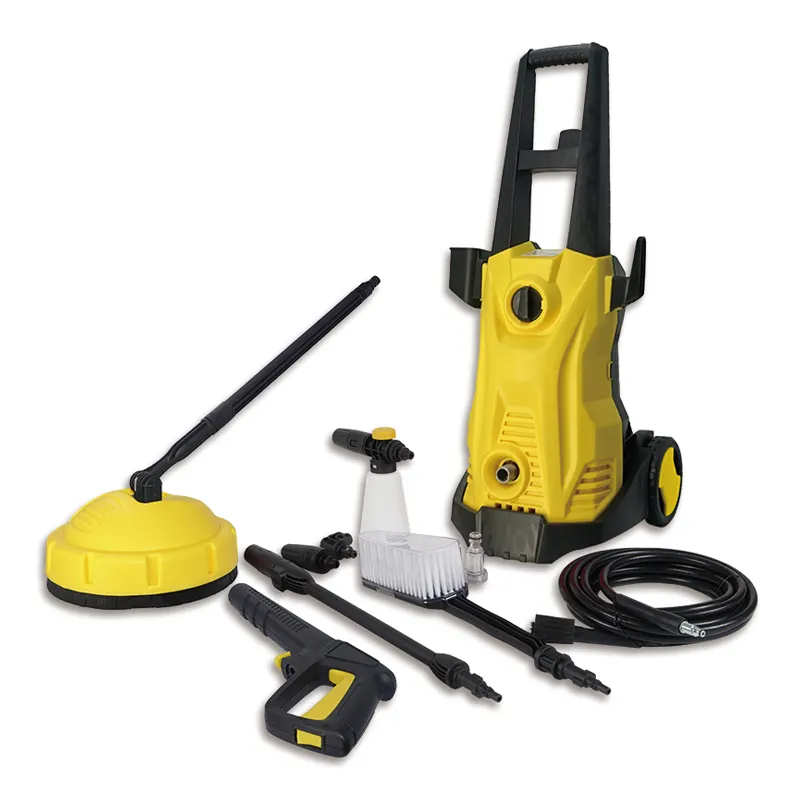 High pressure portable car wash machine pressure washer with wheel