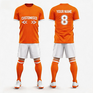 Supplier 2026 Setelan Latihan Sepak Bola Seluruh Dunia yang Dipersonalisasi dengan Layanan OEM, Tracksuit Sepak Bola Musim Panas untuk Penggemar Argentina - Product Image 1