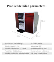Distributeur d'eau RO de bureau chaud et froid 2-en-1 avec purificateur, disponible pour la maison et l'hôtel, économe en énergie avec système de filtration avancé