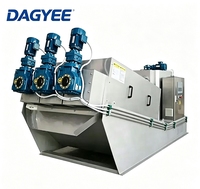 Presse à vis multi-disques pour la déshydratation des boues, machine STP ETP pour la réduction du volume des boues, séparation solide-liquide automatique continue