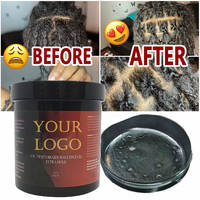 Gel Coiffant Tresses Non Gras Épais Transparent Brillance avec Fixation Extrême Super Forte Gel Coiffant pour Tresses, Locks et Twists, Contrôle des Bords Pailleté
