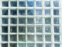 Bloc de verre creux PARALLEL CLEAR, bloc de verre de construction, bloc de verre décoratif à transmission lumineuse