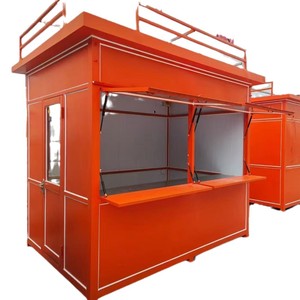 Kiosque alimentaire mobile en métal, type extensible, simple couche, imperméable, durable, coque rigide, pour la vente en extérieur toute l'année - Product Image 5