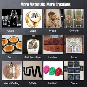 Stock DE LA UE <span class=keywords><strong>ATOMSTACK</strong></span> Master <span class=keywords><strong>50W</strong></span> Grabador láser de enfoque fijo Ultrafino 0,08mm Punto Metal Vidrio Capacidad de grabado fuera de línea - Product Image 5