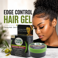 Commercio all'ingrosso oem prodotto professionale per capelli Non grasso forte tenere Anti-crespo olio d'oliva styling capelli cera